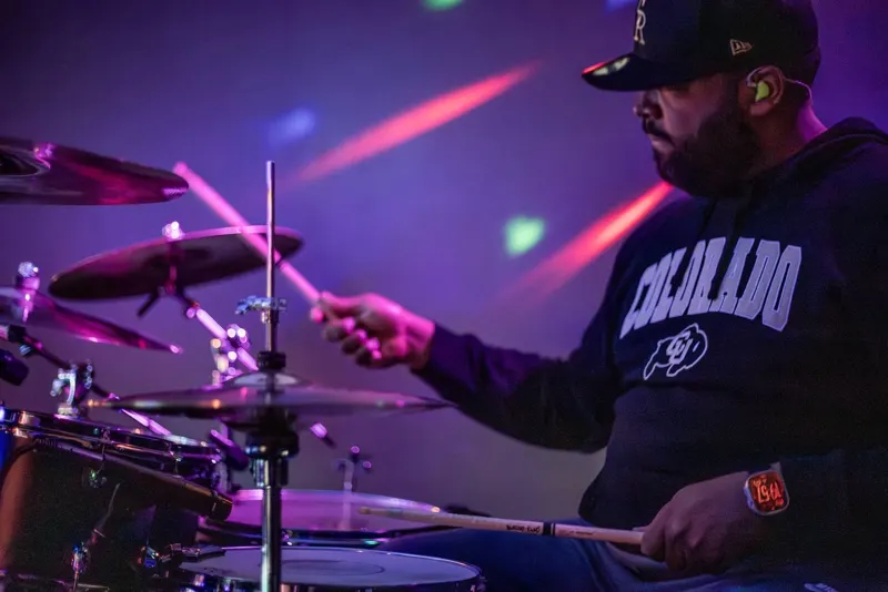 Sit With This drummer live